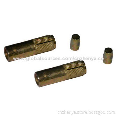 Drop in Anchor Bolts, Made of Carbon Steel, Zinc